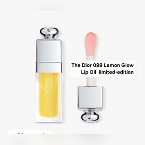 Dior 098 Lemon Glow Lip Oil  limited-edition. BNIB